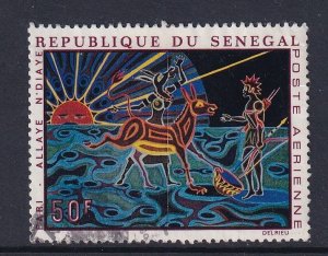 Senegal   #C73 used 1969  tapestry 50fr