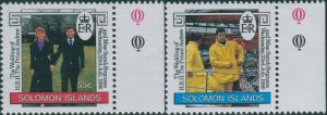 Solomon Islands 1986 SG568-569 Royal Wedding set MNH