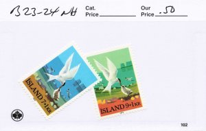 ICELAND  b23-24   MNH