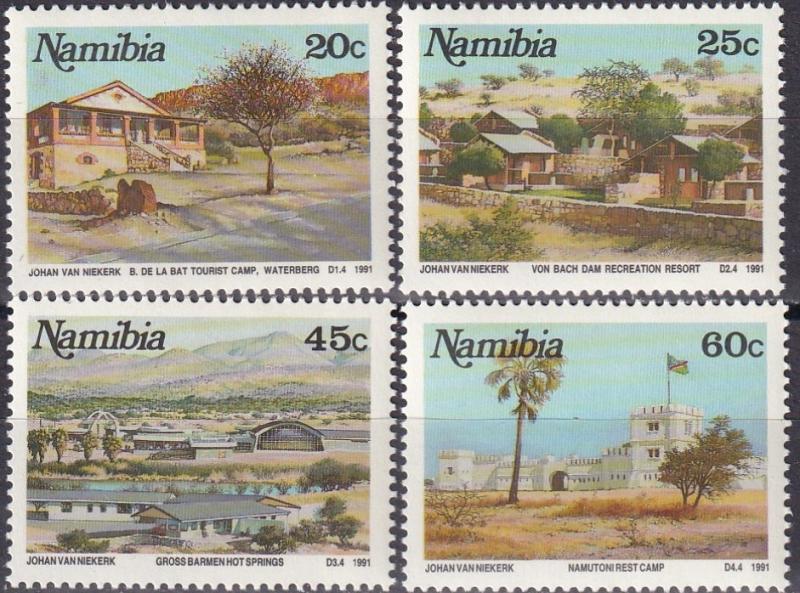 Namibia #702-5 MNH CV $2.80 Z11