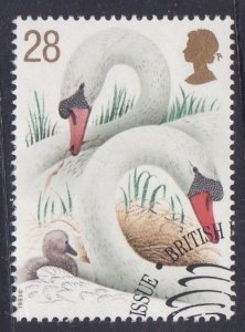 G Britain - 1993 - 600th - Anniversary Abbotsbury Swannery - 28p -Used