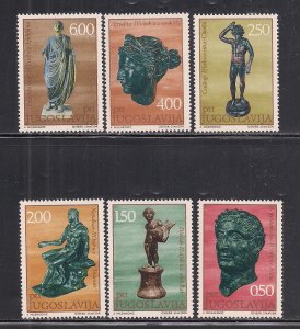 YUGOSLAVIA SC# 1074-79   FVF/MNH  1971