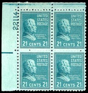 U.S. PLATE BLOCKS 826  Mint (ID # 86665)