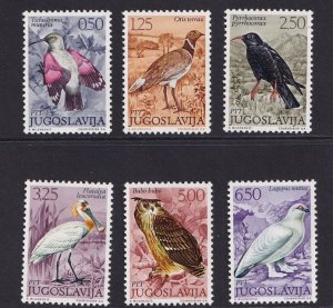 Yugoslavia   #1102-1107  MNH 1972  birds