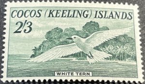 COCOS ISLANDS # 6-MINT/HINGED---SINGLE----1963