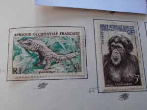 French West Africa # 62-63  used