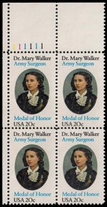 United States - Scott 2013 - Mint-Never-Hinged - Plate Block of Four