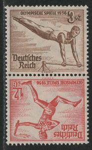Germany Scott # B82, B86, mint nh, tete beche, Mi# SK28