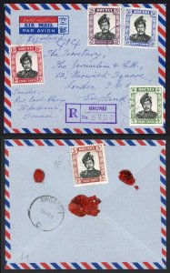 Brunei 1958 Airmail Cover to UK