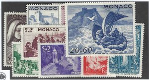 Monaco SC B76-B84 Mint F-VF SCV$10.00...Great Spot(s)!