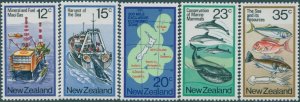 New Zealand 1978 SG1174-1178 Sea Resources set MLH