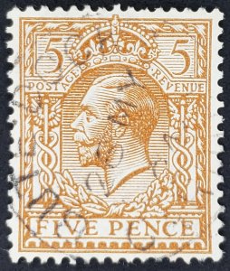 Great Britain, Scott #166, VF used, tiny crease, 1 short perf, hinge remnant