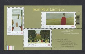 Canada  #2068 (2004 Lemieux Paintings sheet) VFMNH  CV$7.00