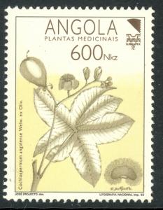 ANGOLA 1992 600k Medicinal Plant Issue Sc 828 MNH