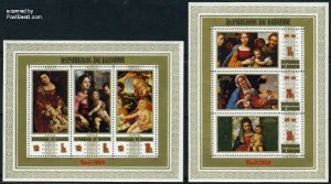 Burundi 1969, Christmas 2 s/s, MNH