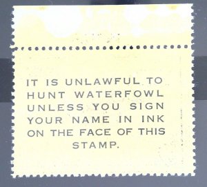 Scott #RW18 - VF - $2 Gray Black - Gadwall Ducks - MNH - P#single - 1951