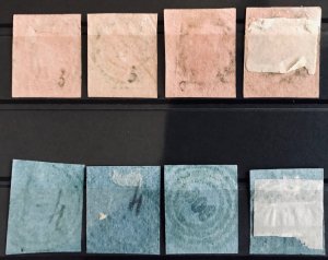 Prussia: Michel 2 & 3 Multiples Used