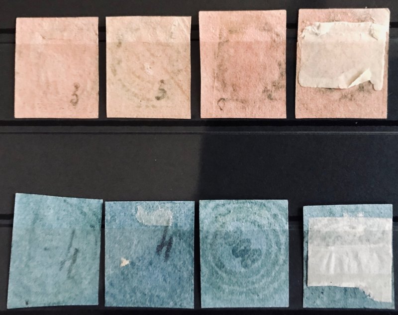 Prussia: Michel 2 & 3 Multiples Used