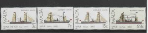 MALTA #670-673  1985  SHIPS      MINT  VF NH  O.G