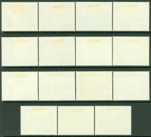 EDW1949SELL : GIBRALTAR 1967-69 Scott #186-99 Complete set. VF, Mint OG Cat $46.