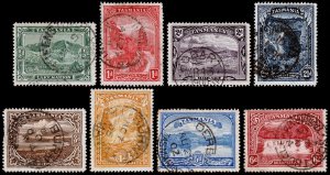 Tasmania Scott 86-93 (1899-1900) Used F-VF Complete Set, CV $89.00 M