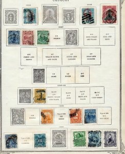 PARAGUAY 1870/1900 Mint &Used on Old Pages (Appx 70+Items)Dafe31