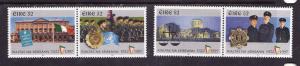 Ireland-Sc#1046a,1048a-unused NH set-Irish State-Flags-1997-