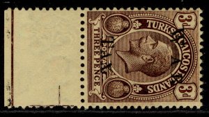 TURKS & CAICOS ISLANDS GV SG153y, 3d WMK INV + REV, NH MINT. Cat £12.