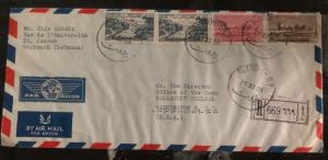 1950 Beirut Airmail Cover to Gallaudet College Washington DC USA