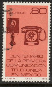 MEXICO 1160, Centenary of First Telephone service Used (1215)