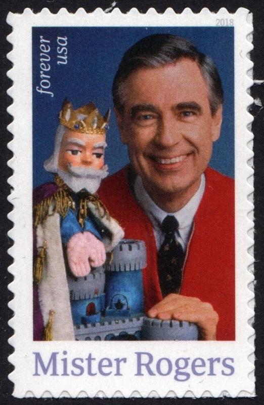 SC#5275 (50¢) Mister Rogers Single (2018) SA