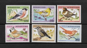 BIRDS - BENIN #994-9  MNH