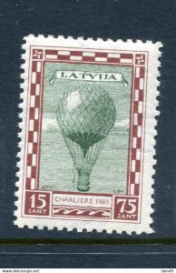 Latvia 1932 Air Post Semi Postal Aviation Pioneers  Perf MNH 13998