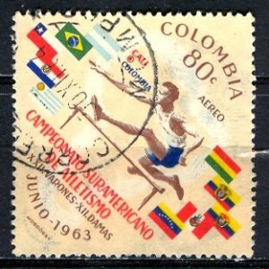 Colombia; 1963: Sc. # C452: Used Single Stamp