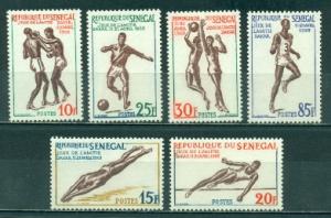 Senegal #212-217  Mint VF VLH  Scott $5.80