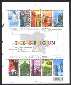 Belgium Sc# 1962 MNH 2003 Tourism