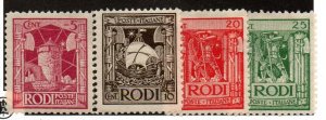 Italy - Rhodes 15-18 Mint Hinged