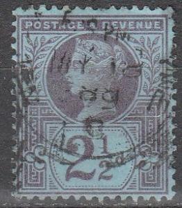 Great Britain  #114  F-VF  Used CV  $3.50  (A8350)