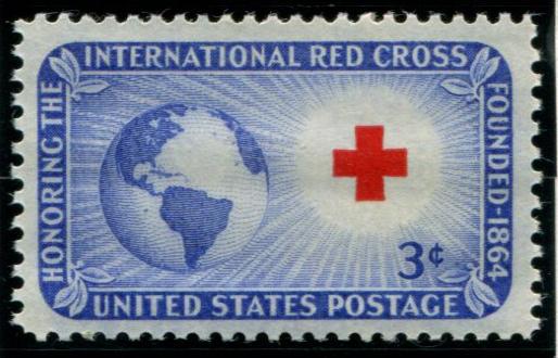 1016 US 3c International Red Cross, MNH cv $.20