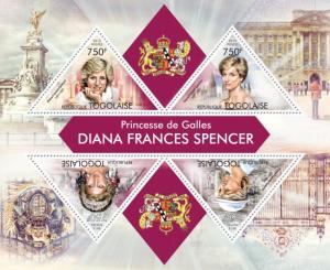 TOGO 2013 SHEET PRINCESS DIANA ROYALTY tg13410a