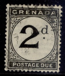 GRENADA GV SG D13, 2d black, FINE USED.