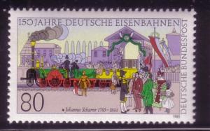 * Germany Sc. # 1450 150 Years German Railways MNH