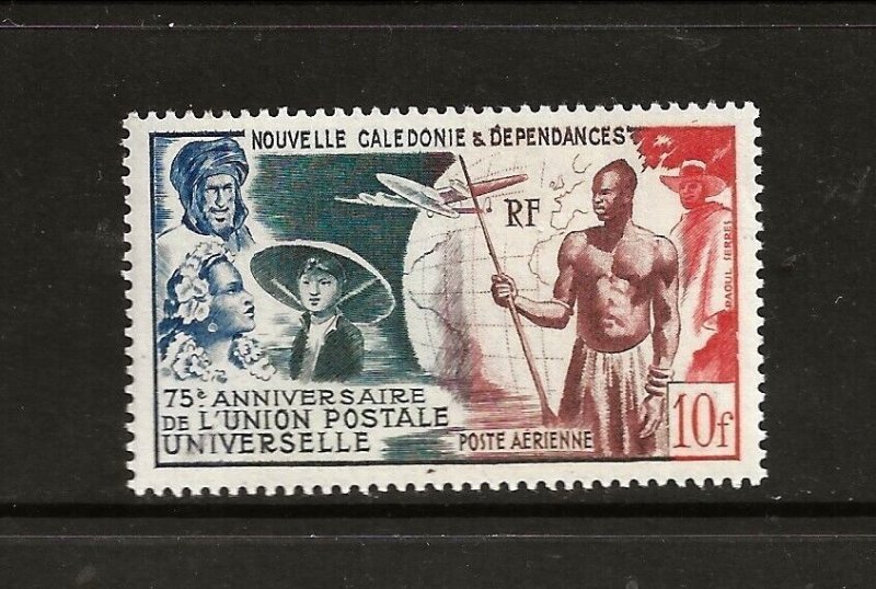 French New Caledonia Sc C24 LH issue of 1949 UPU 