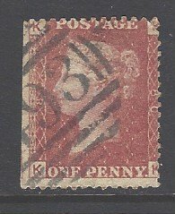 Great Britain Sc # 33 used Plate # 80 (RS)