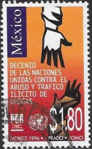 Mexico 1984a Used - Decade of UN Against Illegal Drug Abuse and Trafficking