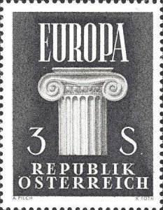 Austria 1960 MNH Stamps Scott 657 Europa CEPT Greek Column Architecture