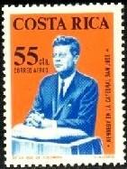 President John F. Kennedy Speaking, Costa Rica SC#C418 MNH