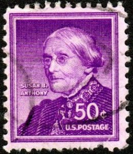 United States 1051 - Used - 50c Susan B. Anthony (1955)