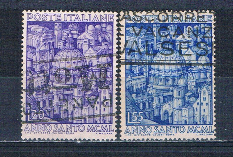 Italy 535-36 Used set Cathedrals 1950 (MV0257)