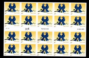 ALLY'S STAMPS US Scott #3976a (39c) True Blue Love - Pane [20] MNH [F-32a]